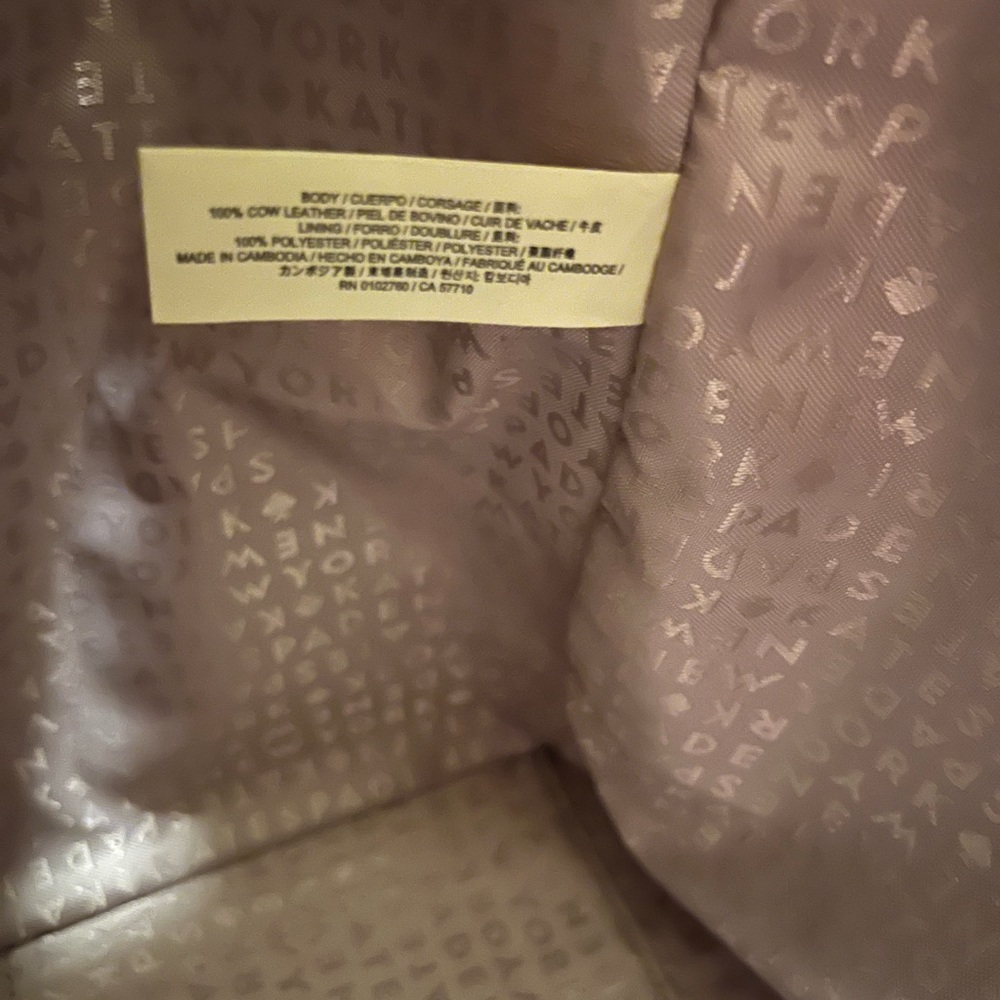 Kate Spade Deep Plum Riverside Street Exotic Bedford Tote Bag Purse - Picture 12 of 15